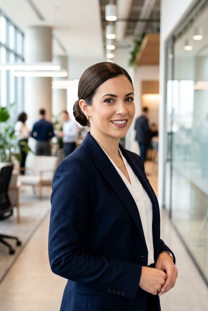 Low Bun Professional Hairstyle - 20 internship hairstyles for women - 20 internship hairstyles for women