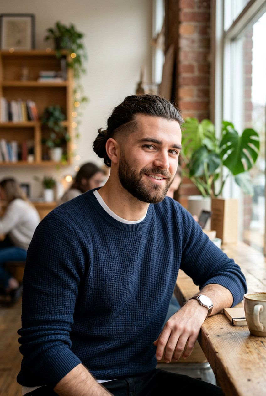 Low Bun Undercut For Men - 20 man bun with undercut - 20 man bun with undercut