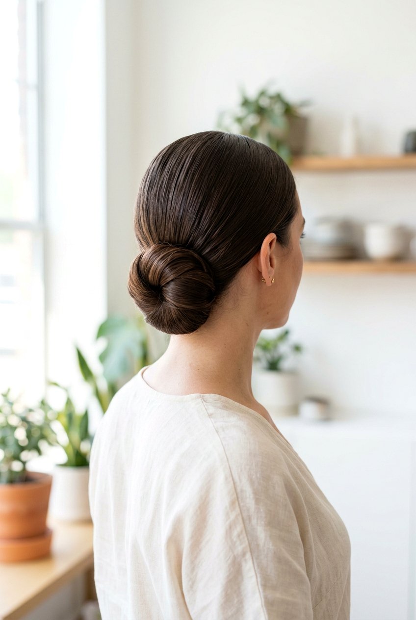 Low Bun Updo For Humid Weather - 20 anti humidity updo hairstyles - 20 anti humidity updo hairstyles