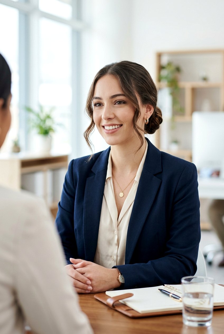 Low Bun With Face Framing Pieces - 20 interview bun hairstyle - 20 interview bun hairstyle