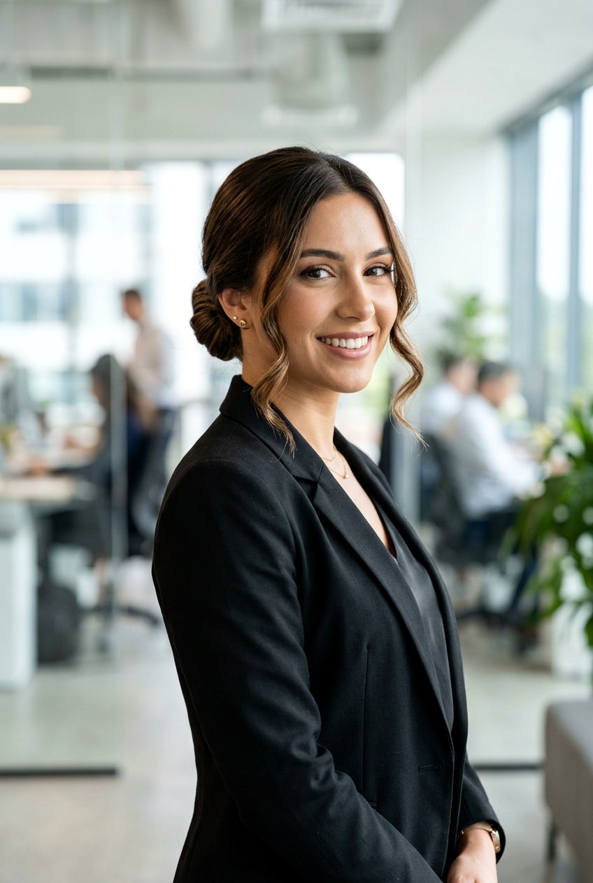 Low Bun With Face Framing Pieces - 20 low bun for corporate women - 20 low bun for corporate women