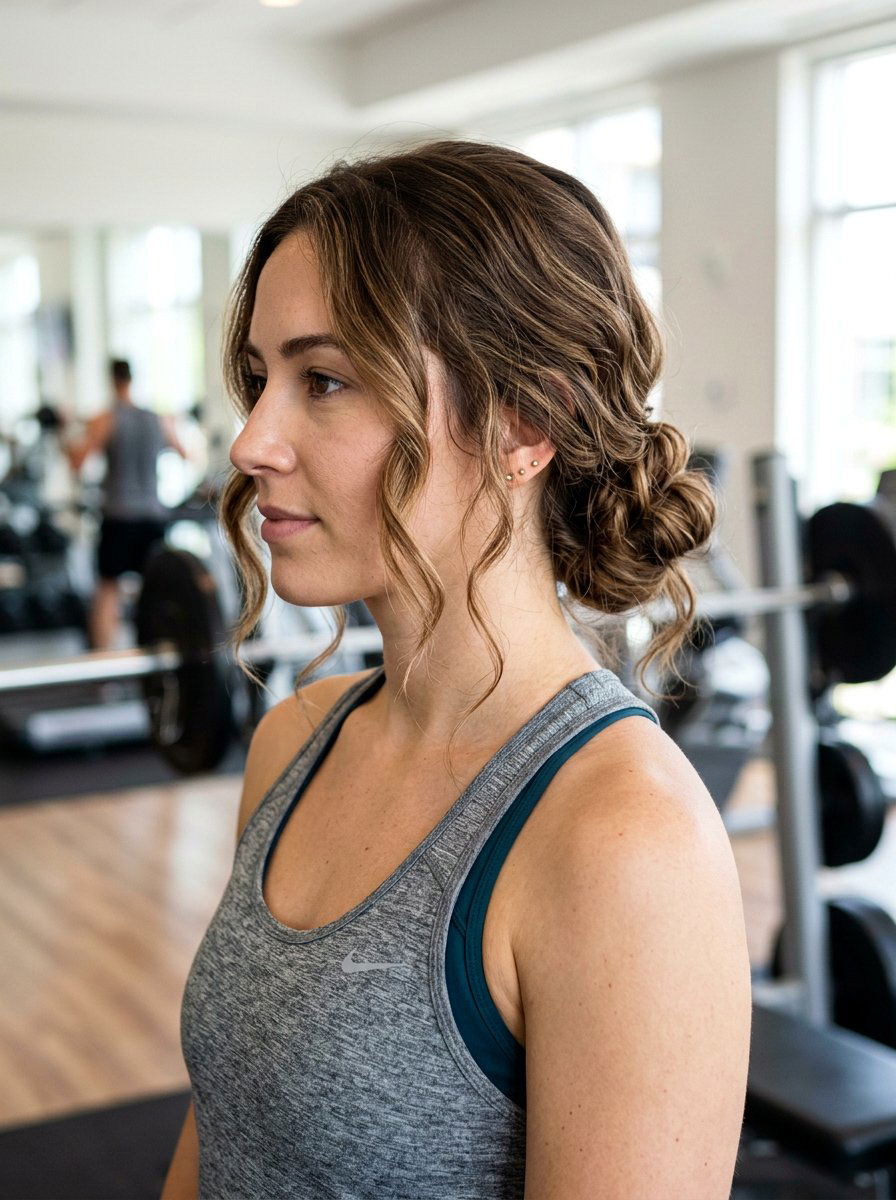 Low Bun With Soft Waves - 20 college girls soft waves hairstyle - 20 college girls soft waves hairstyle