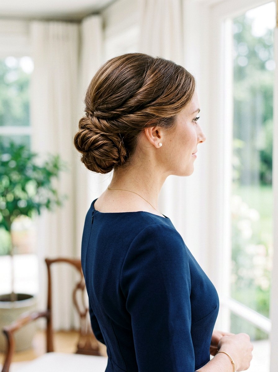 Low Chignon - 20 clean girl haircut ideas - 20 clean girl haircut ideas