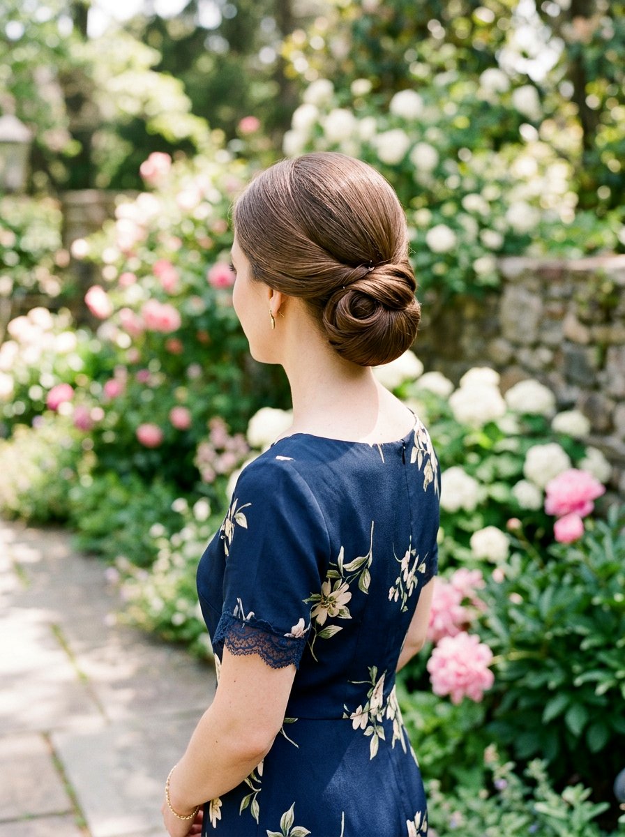 Low Chignon - 20 date night hairstyle with low bun - 20 date night hairstyle with low bun