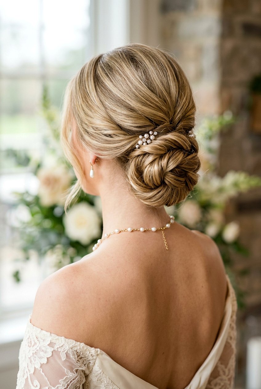 Low Chignon - 20 business casual hairstyles - 20 business casual hairstyles