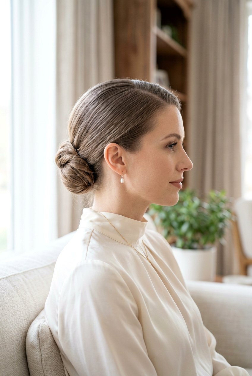 Low Chignon Bun For Fine Hair - 20 textured bun for fine hair - 20 textured bun for fine hair