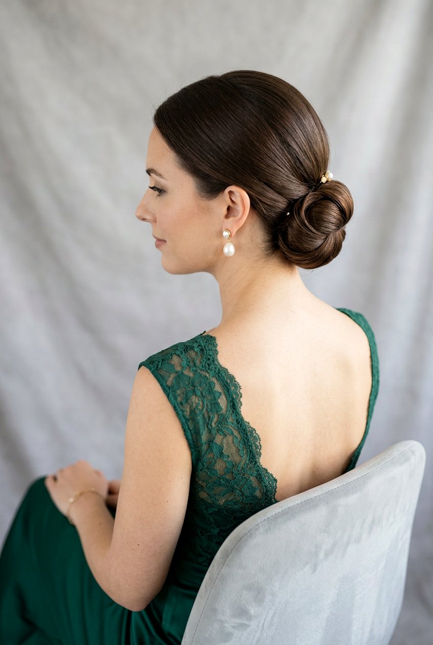 Low Chignon For Engagement Photos - 20 engagement shoot hairstyles - 20 engagement shoot hairstyles