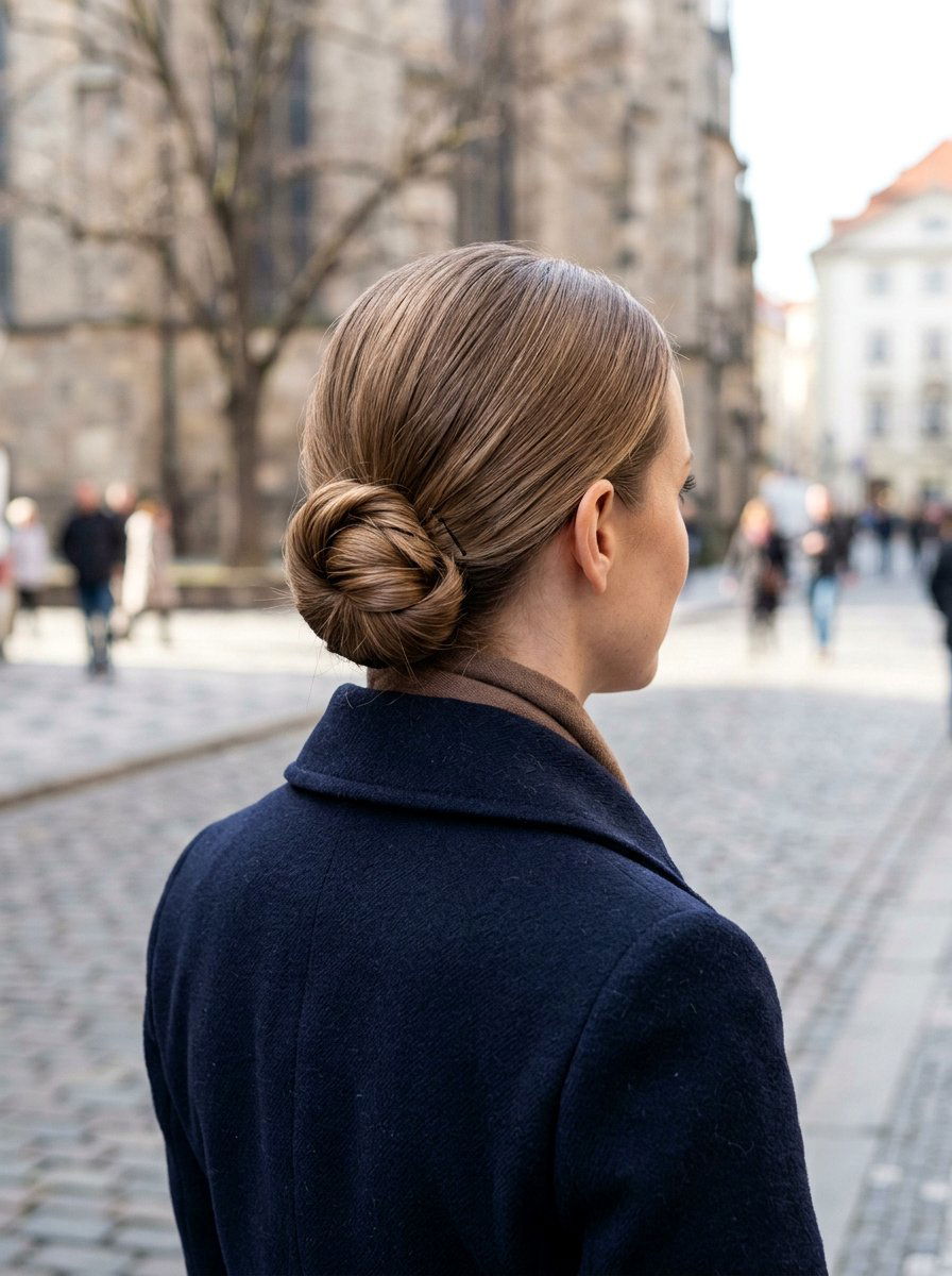 Low Chignon For Straight Hair - 20 straight hairstyle ideas for women - 20 straight hairstyle ideas for women