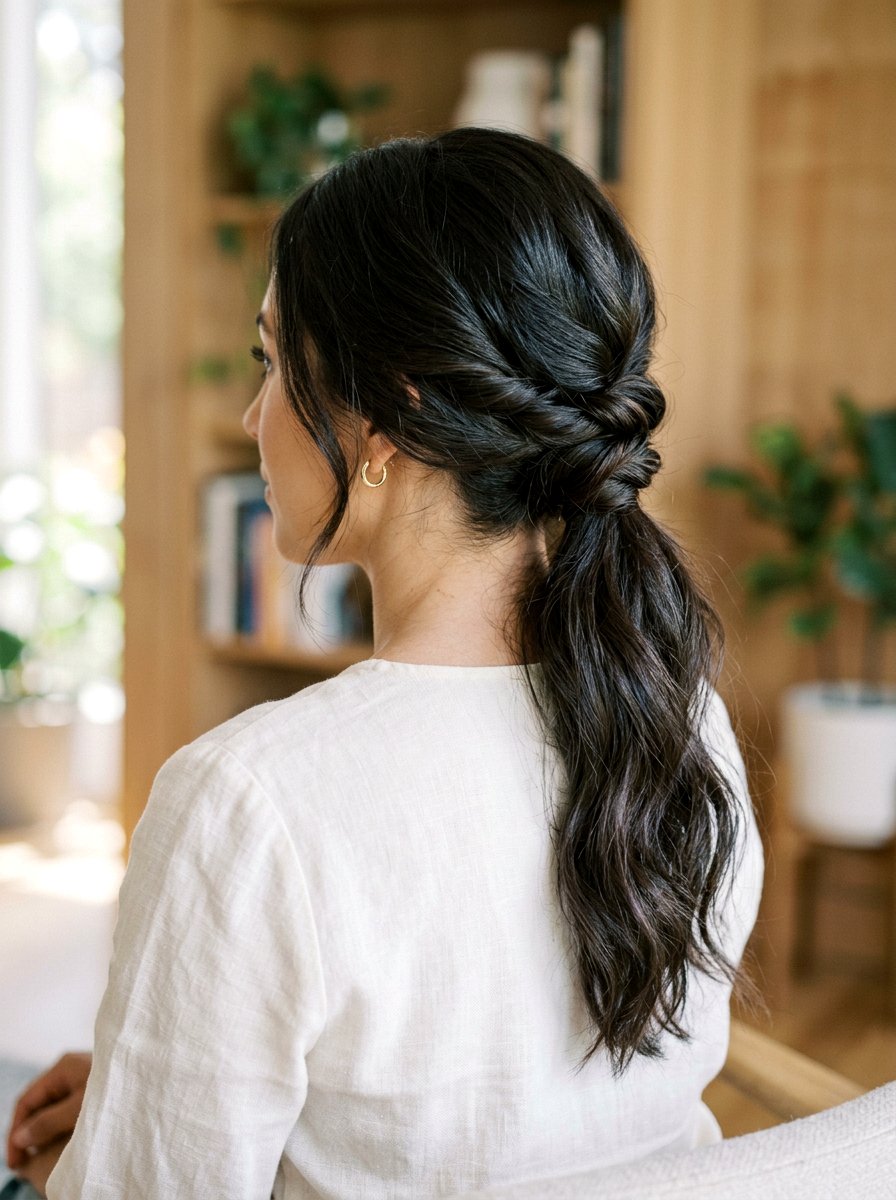 Low Chignon Ponytail - 20 neat job interview ponytail - 20 neat job interview ponytail