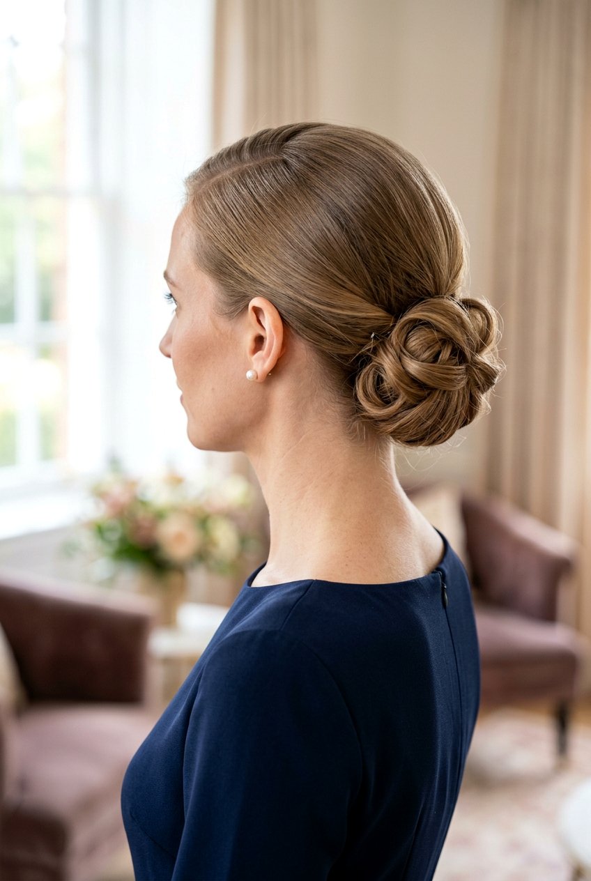 Low Chignon Updo For Thin Hair - 20 voluminous updo for thin hair - 20 voluminous updo for thin hair