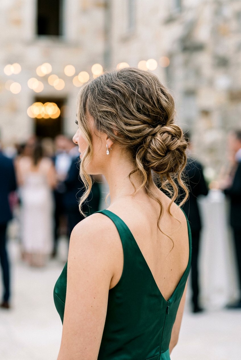 Low Chignon With Saltwater Texture - 20 beach hairstyle with saltwater waves - 20 beach hairstyle with saltwater waves