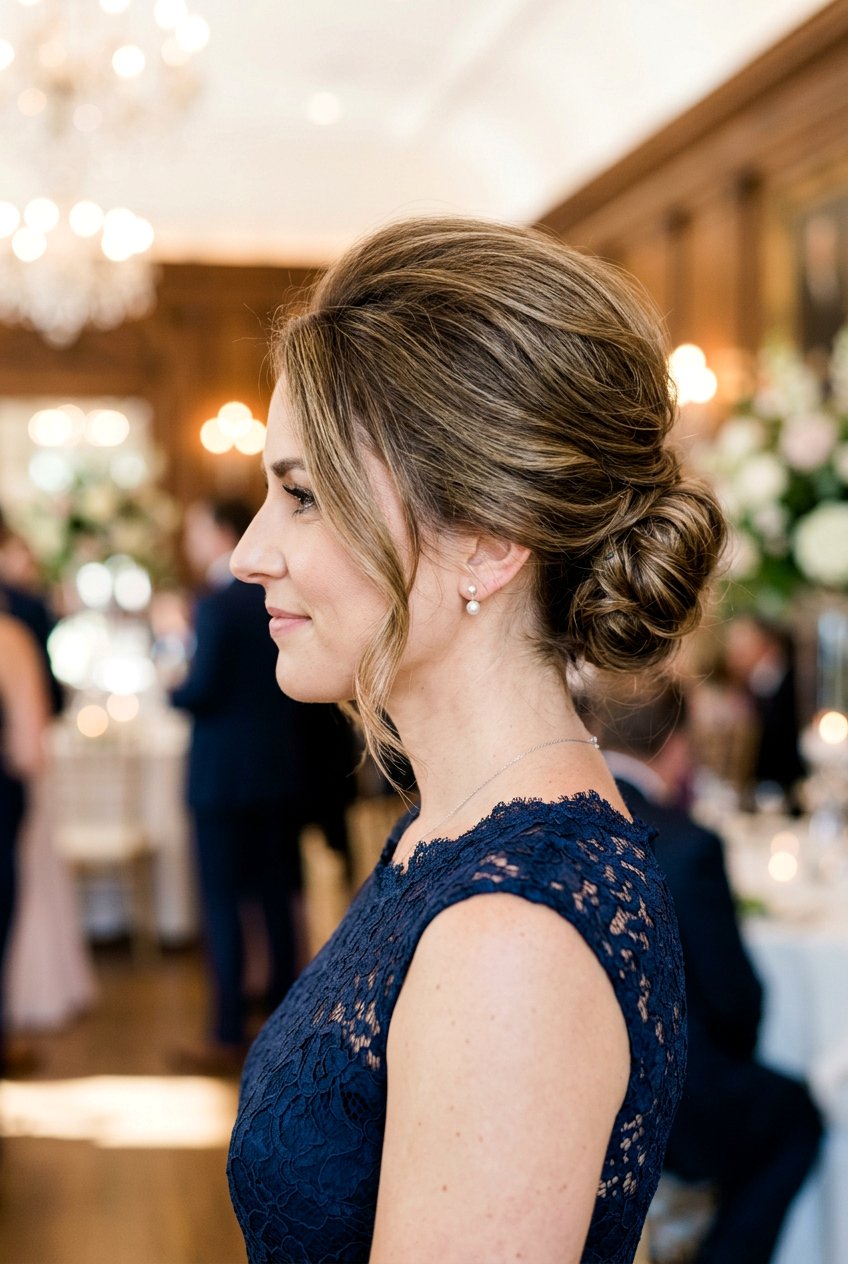 Low Chignon With Volume Crown - 20 modern low chignon - 20 modern low chignon