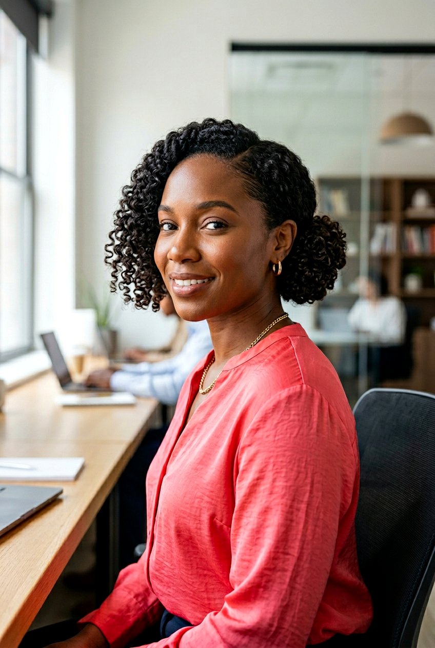 Low Curly Bun - 20 low bun for corporate women - 20 low bun for corporate women