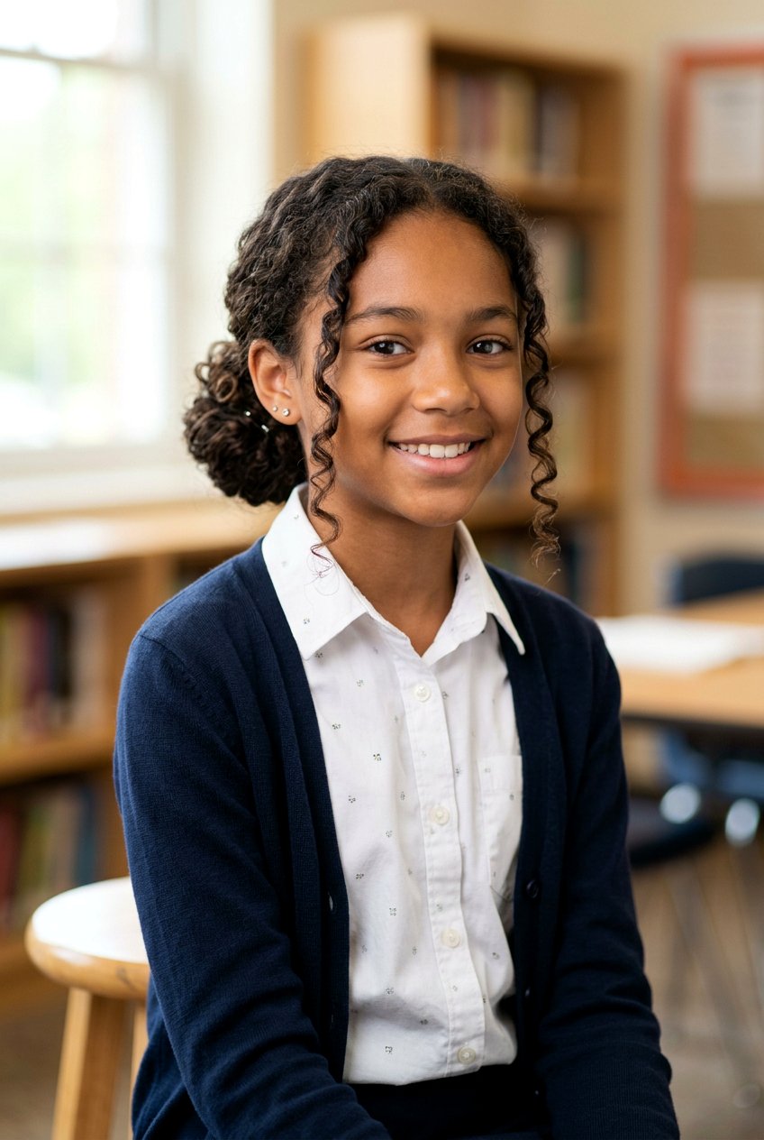 Low Curly Bun For School Pictures - 20 school picture day curls - 20 school picture day curls