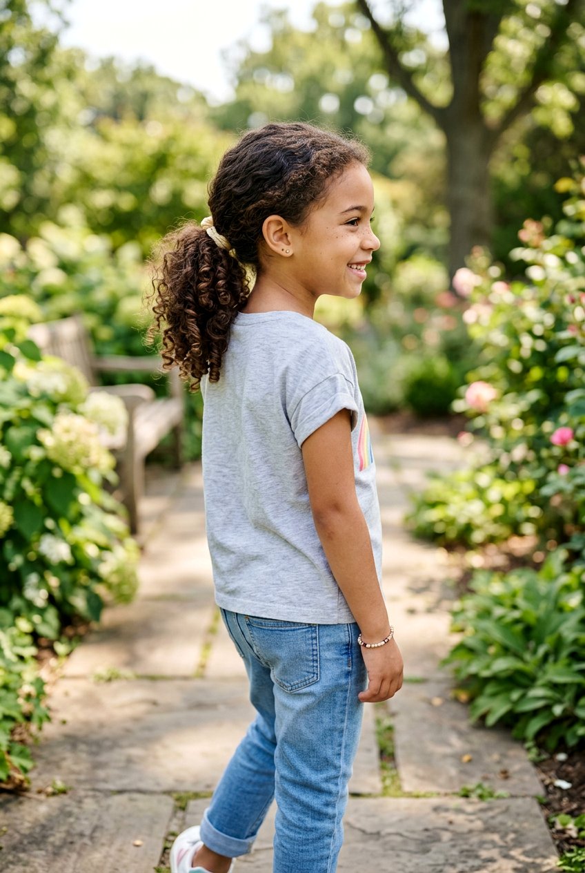 Low Curly Ponytail For Little Girls - 20 curly ponytail for little girls - 20 curly ponytail for little girls