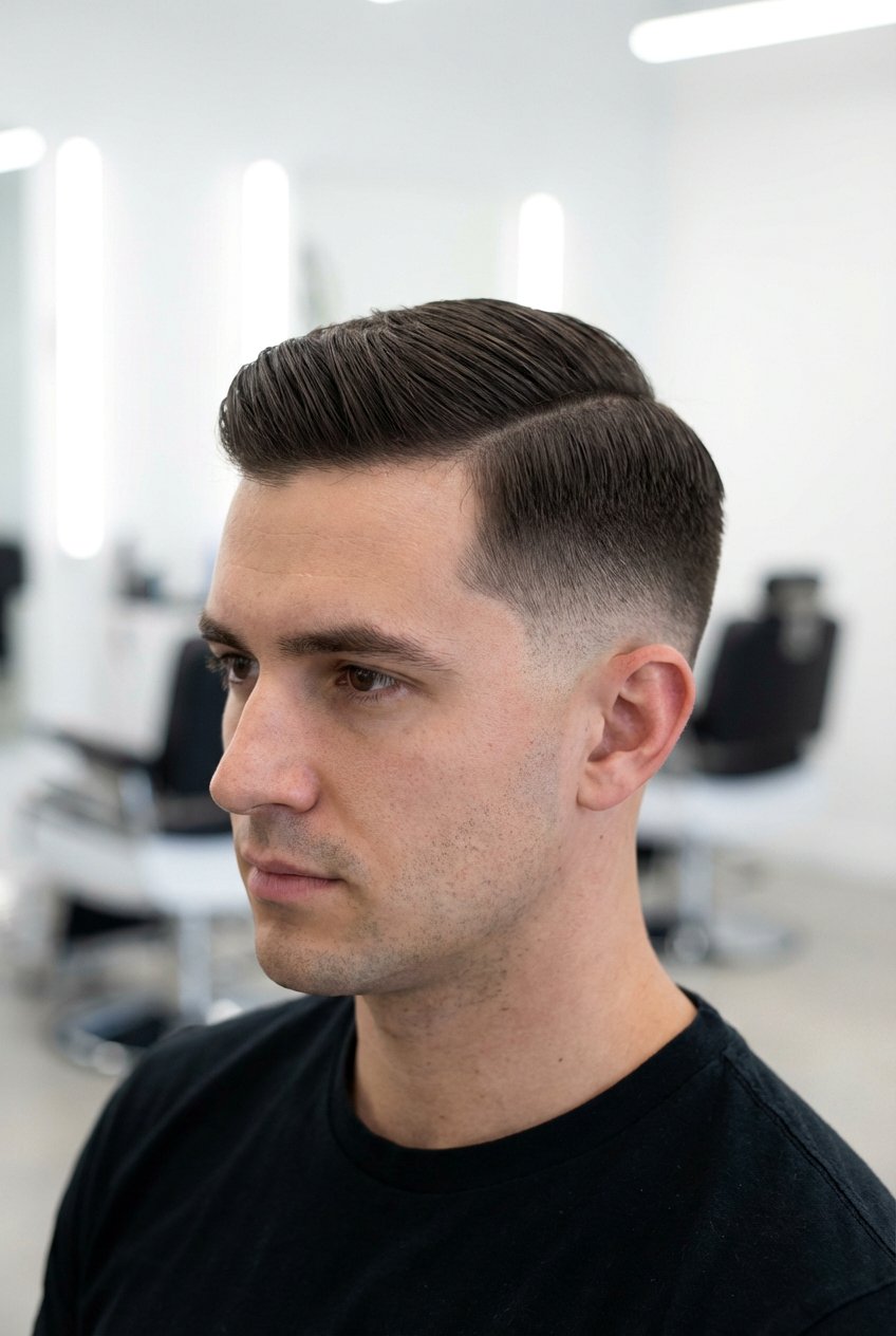 20 Sharp Comb Over Fade Haircut Styles for the Modern Man