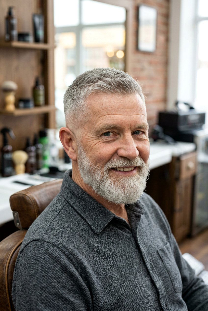 Low Fade Crew Cut - 20 neat crew cut for older men - 20 neat crew cut for older men