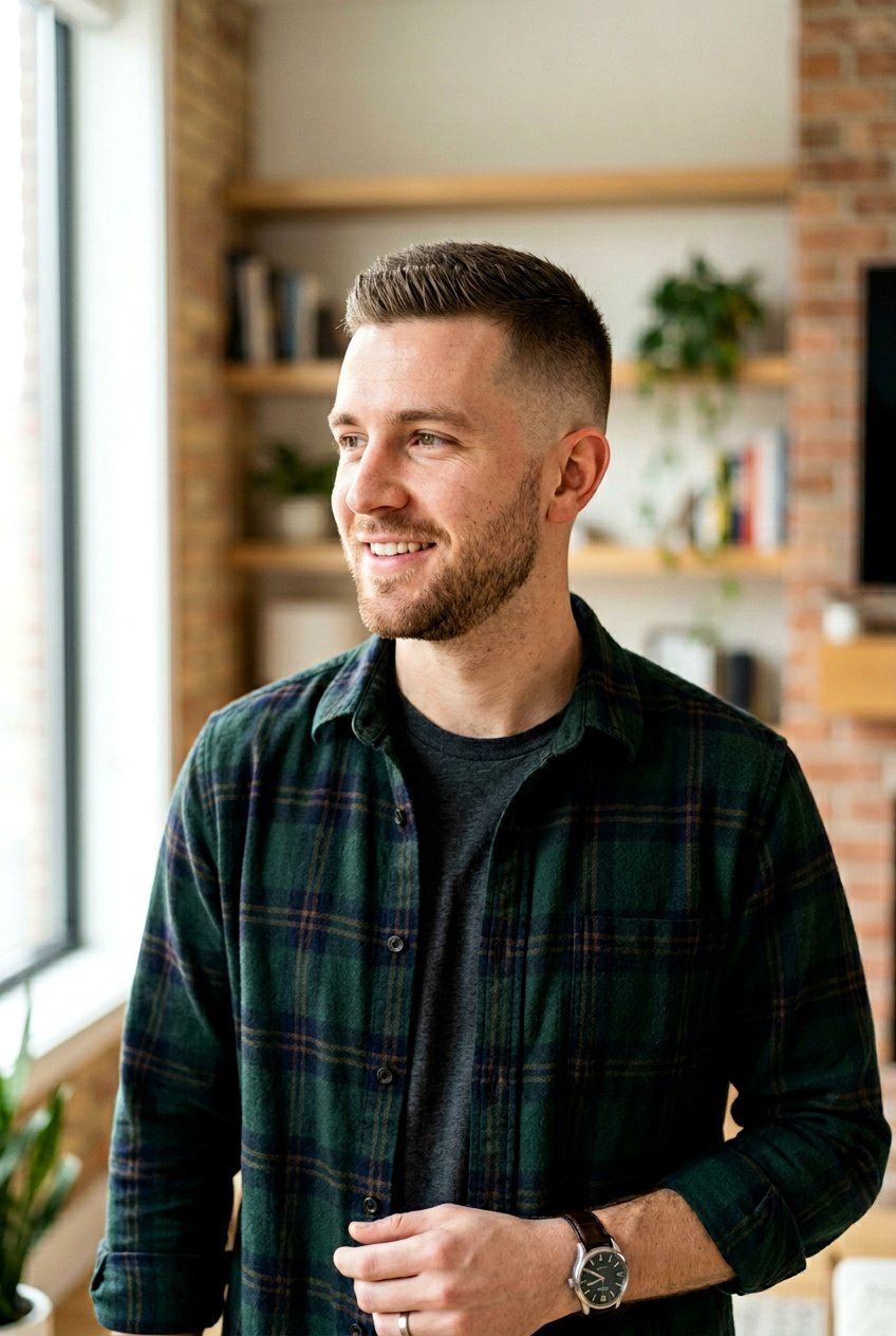 Low Fade Crew Cut - 20 crew cut for thinning hair men - 20 crew cut for thinning hair men