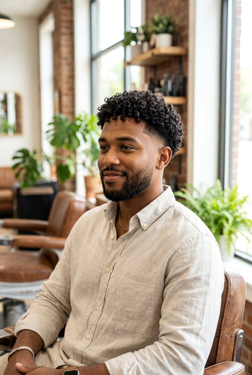 Low Fade Curly Hair - 20 mens haircut for curly thick hair - 20 men’s haircut for curly thick hair