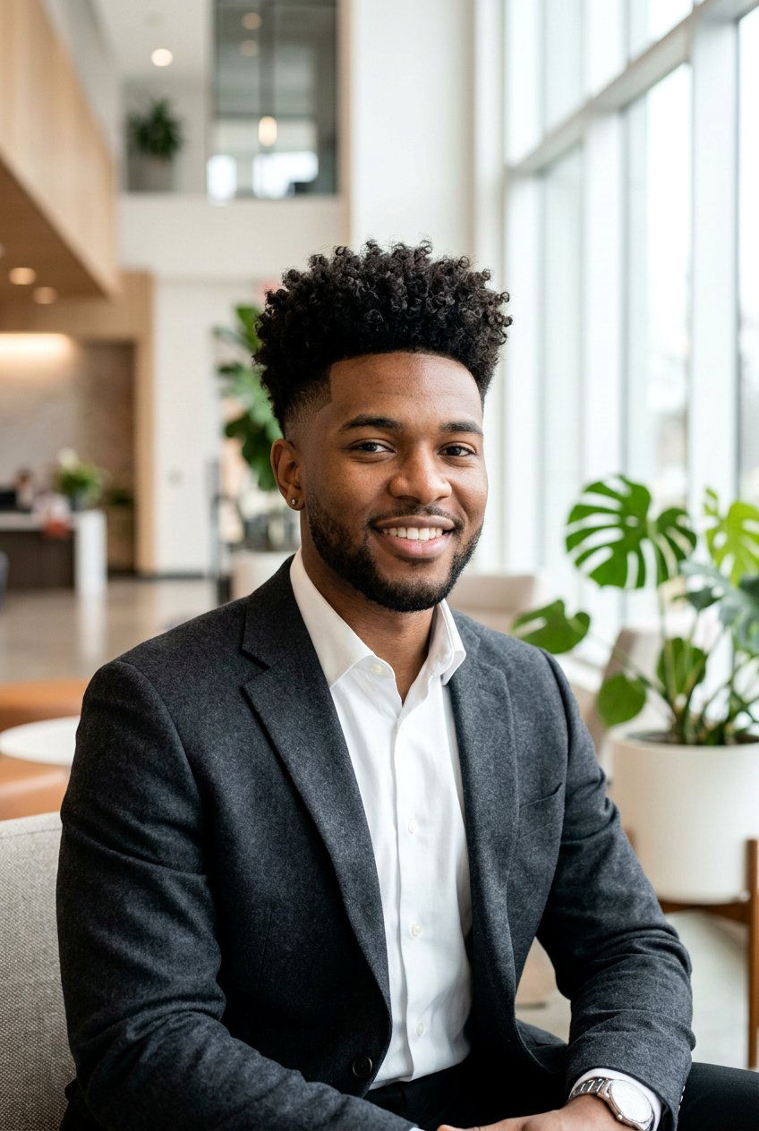 20 Bold And Fresh Curly High Top Fade Haircut Styles To Try