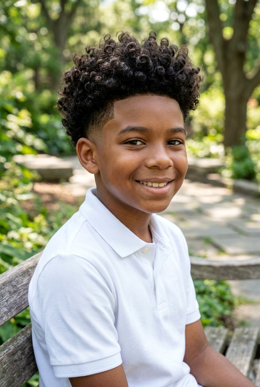 Low Fade Curly Mop - 20 mixed boys curly mop haircut - 20 mixed boys curly mop haircut