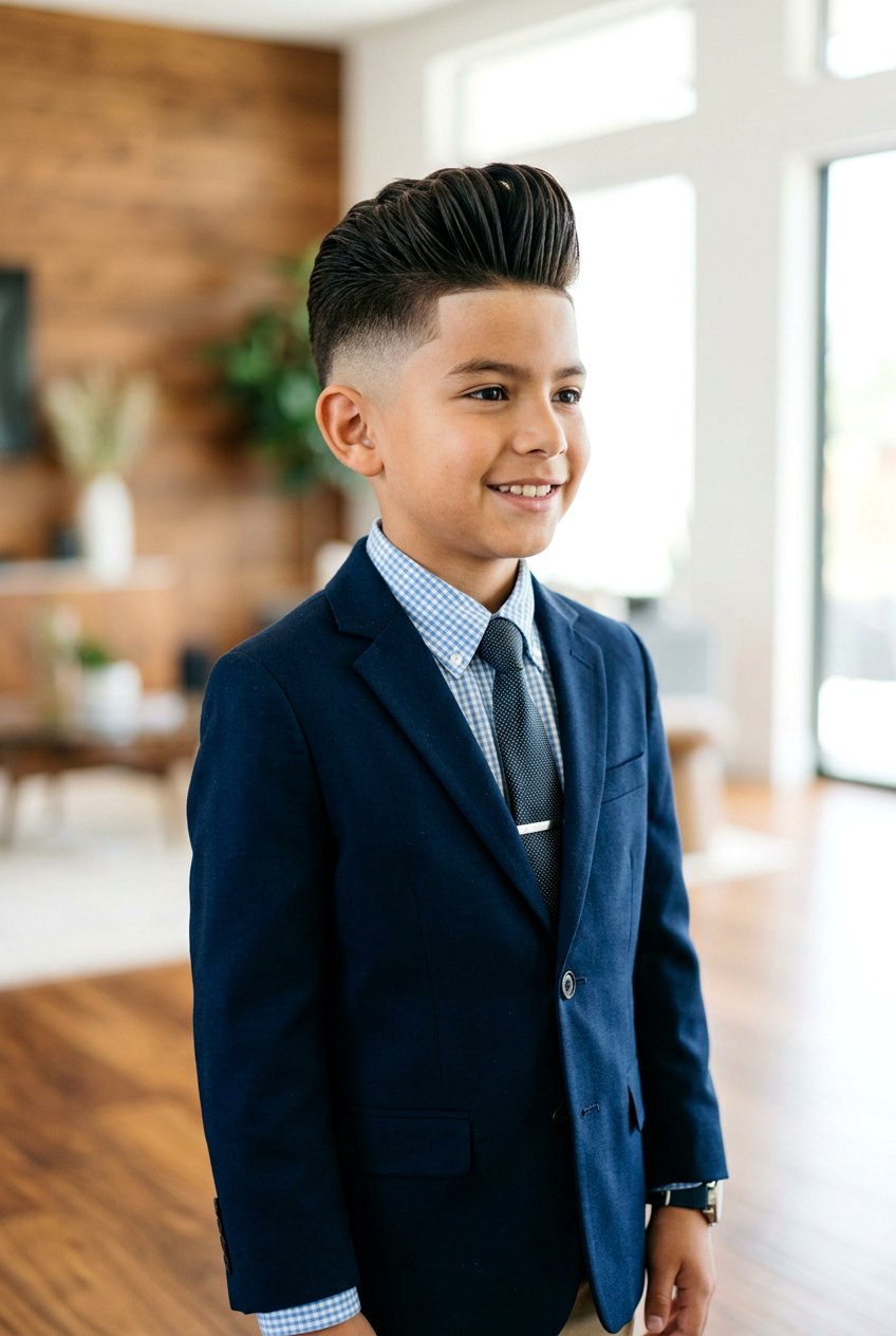 Low Fade Pompadour - 20 low fade haircut for boys - 20 low fade haircut for boys