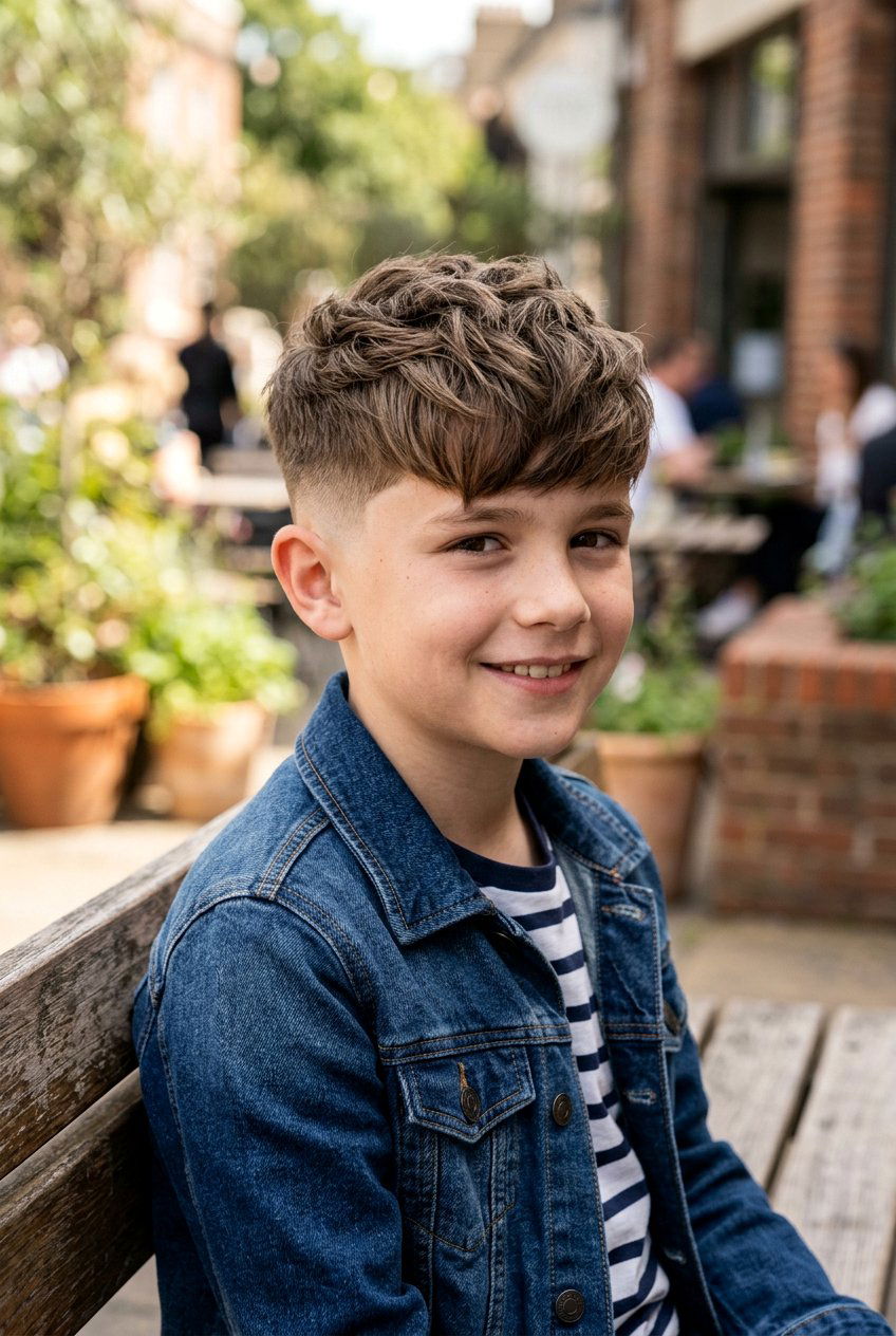 Low Fade Textured Fringe - 20 boys haircut with textured fringe - 20 boys haircut with textured fringe