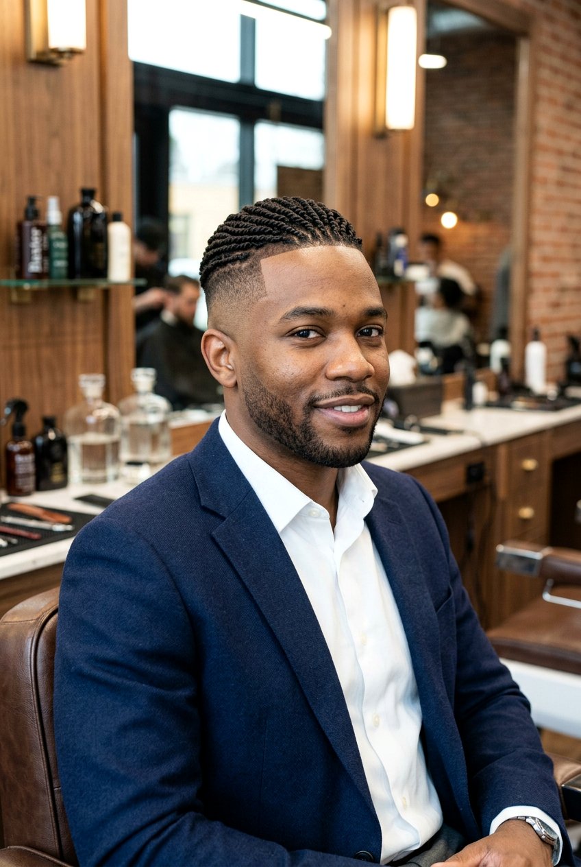 Low Fade With Comb Twists - 20 low fade with twists men - 20 low fade with twists men