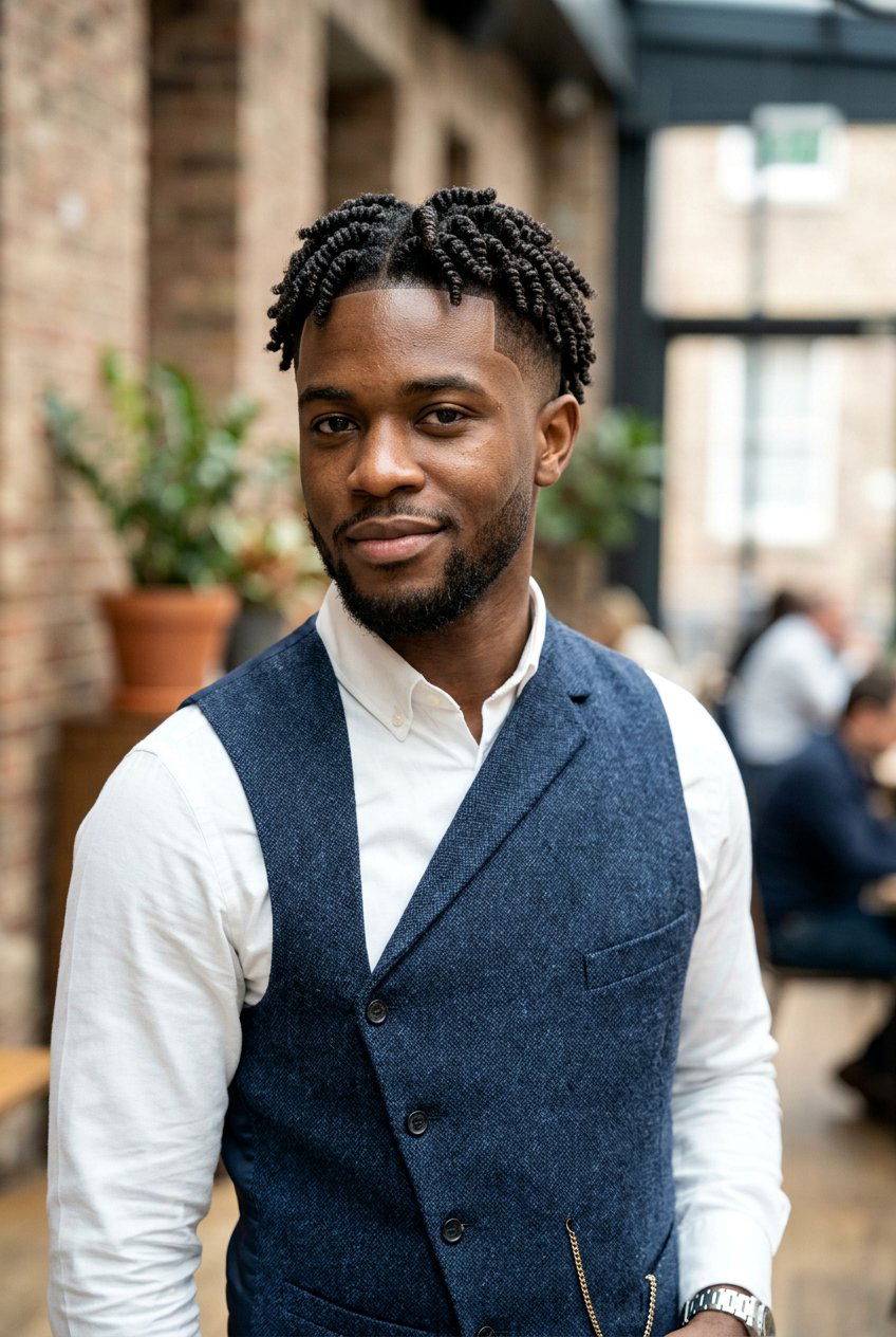 20 Stylish Low Fade With Twists Men Need to Try Right Now