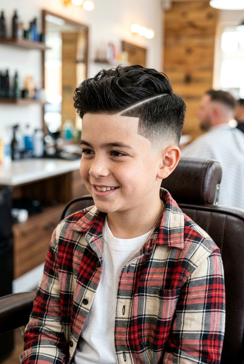 Low Fade With Hard Part - 20 low fade haircut for boys - 20 low fade haircut for boys