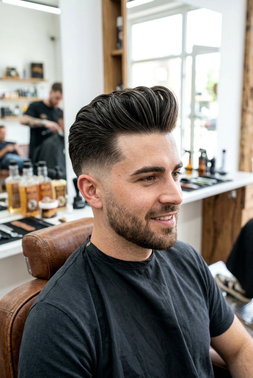 Low Fade With Pompadour - 20 low fade haircut - 20 low fade haircut