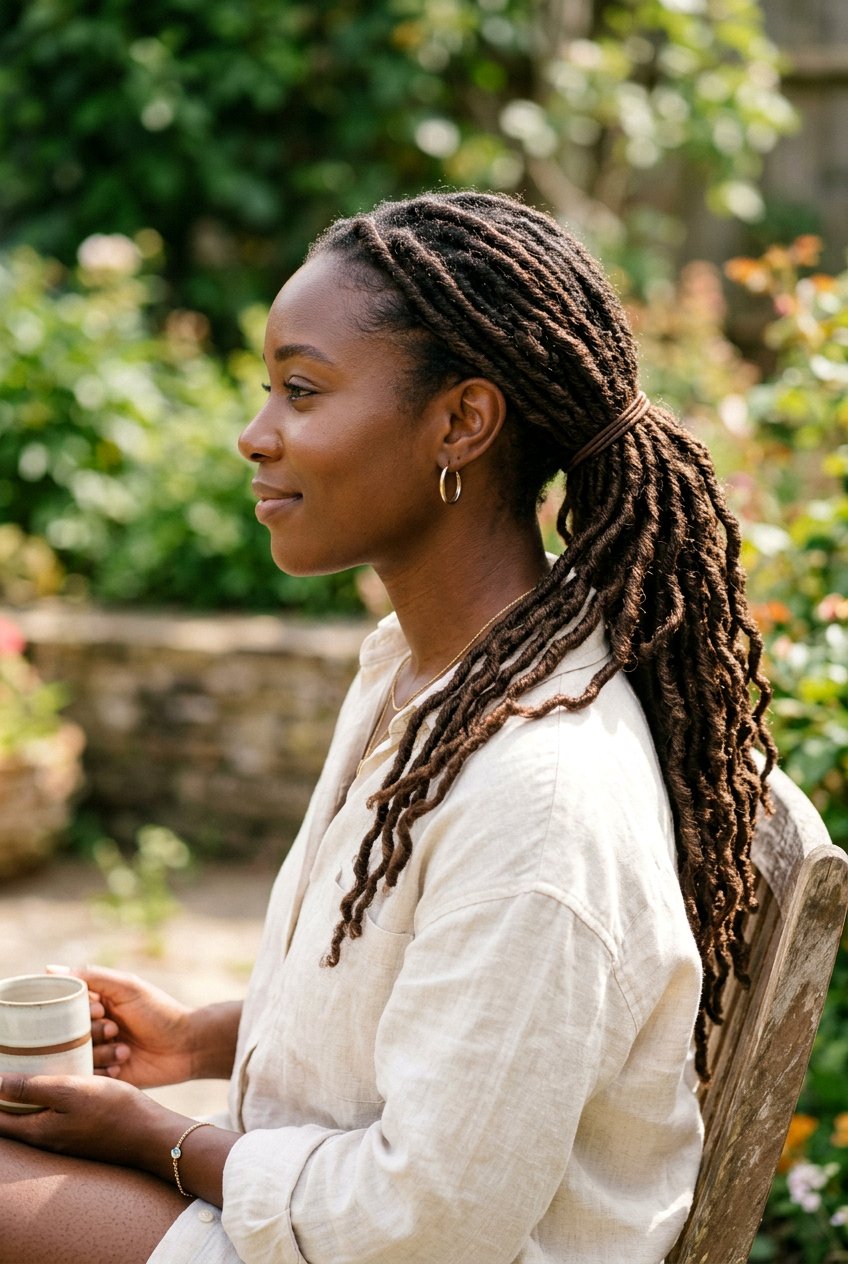 Low Faux Loc Ponytail - 20 faux loc ponytail hairstyles - 20 faux loc ponytail hairstyles