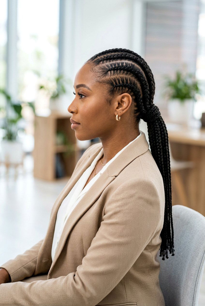 Low Feed In Braids Ponytail - 20 feed in braids ponytail - 20 feed in braids ponytail