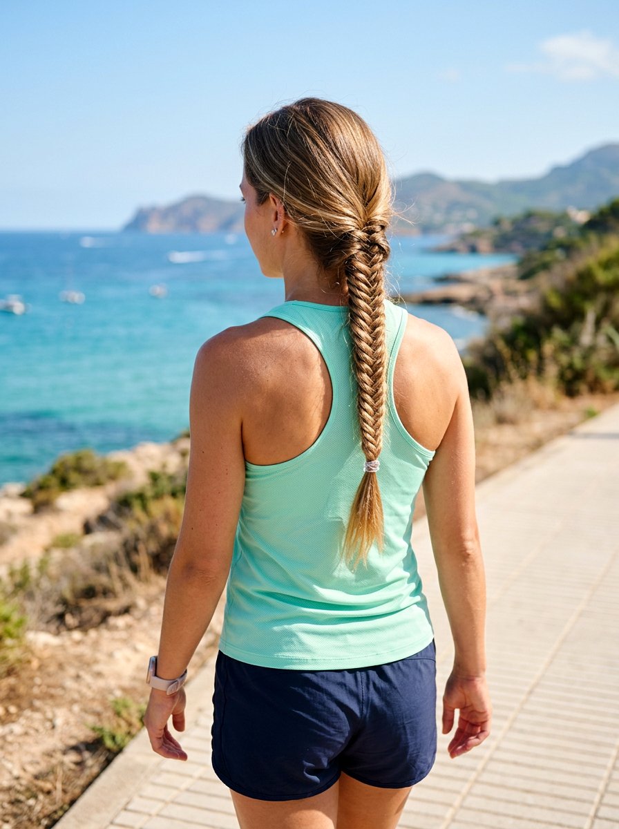 Low Fishtail Braid For Softball - 20 softball hairstyle with low braid - 20 softball hairstyle with low braid