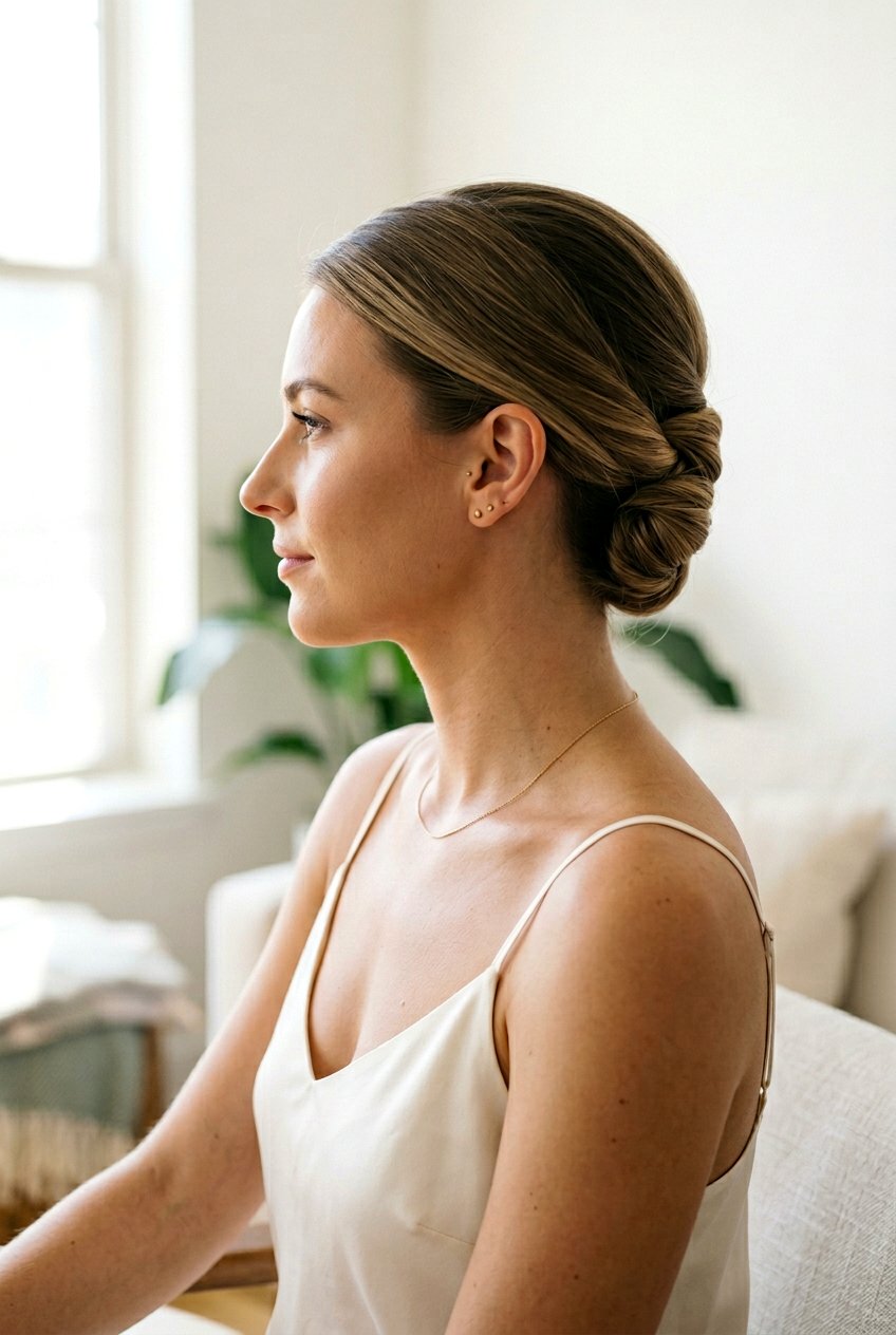 Low French Twist For Humid Weather - 20 anti humidity updo hairstyles - 20 anti humidity updo hairstyles