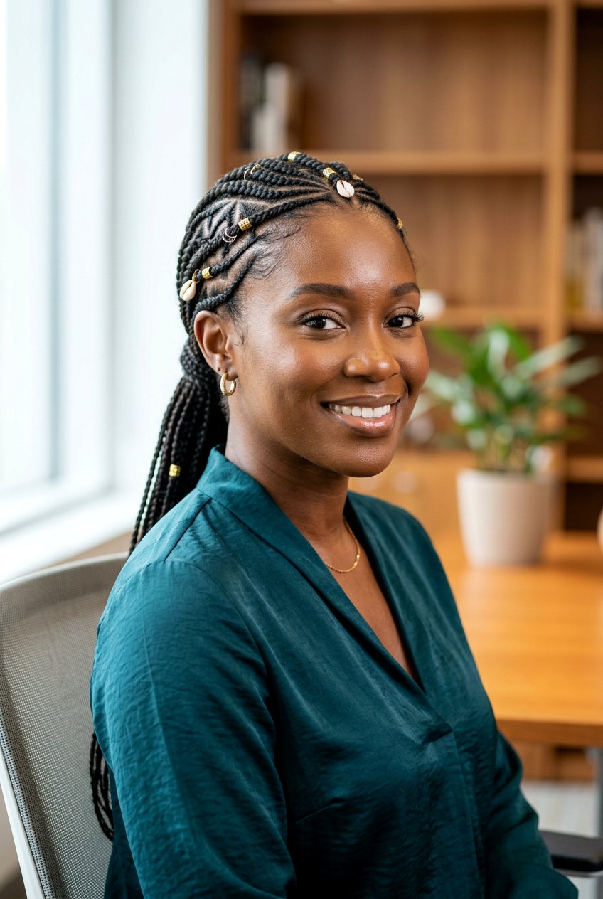 Low Fulani Ponytail Braids - 20 fulani ponytail braids - 20 fulani ponytail braids