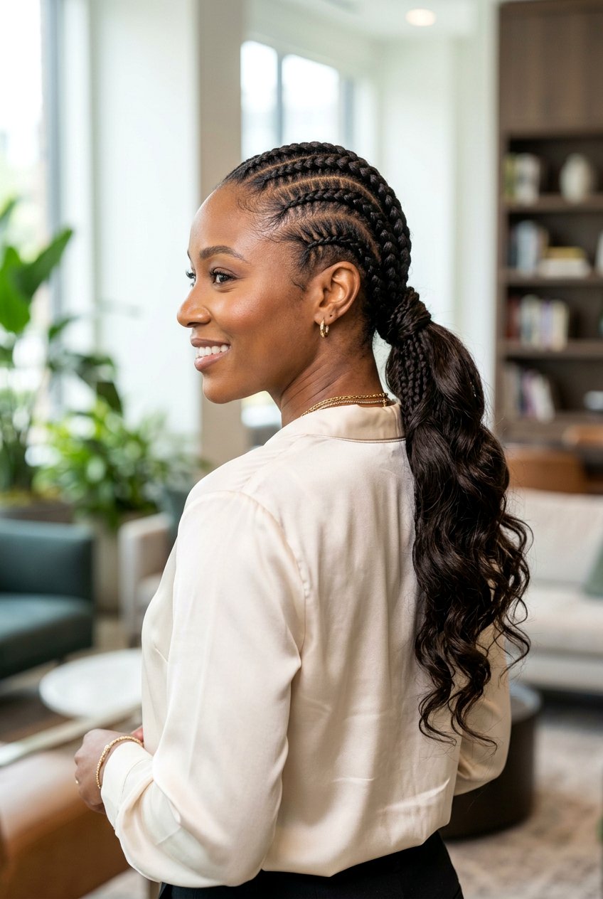 Low Goddess Braids Ponytail - 20 goddess braids ponytail for women - 20 goddess braids ponytail for women