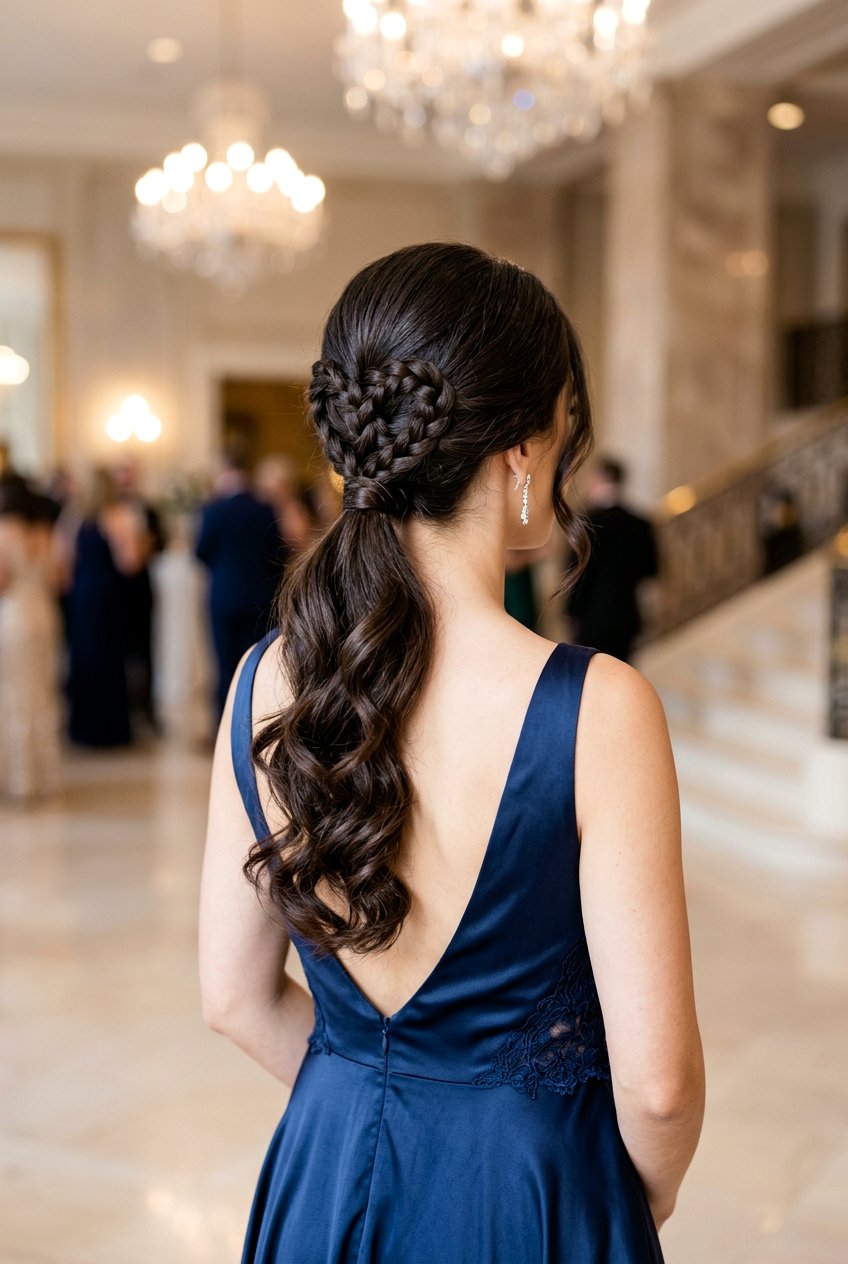 Low Heart Ponytail - 20 heart ponytail hairstyle - 20 heart ponytail hairstyle