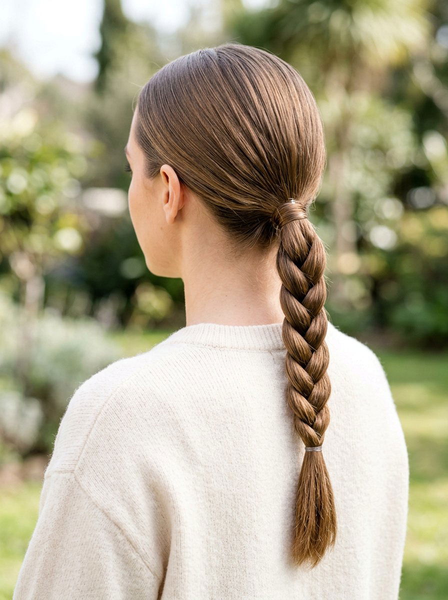 Low Infinity Braid Ponytail - 20 infinity braid ponytail hairstyle - 20 infinity braid ponytail hairstyle