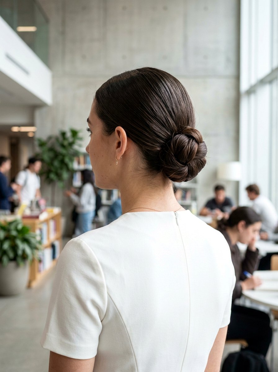 Low Knot Bun For College - 20 college girls low bun for class - 20 college girls low bun for class