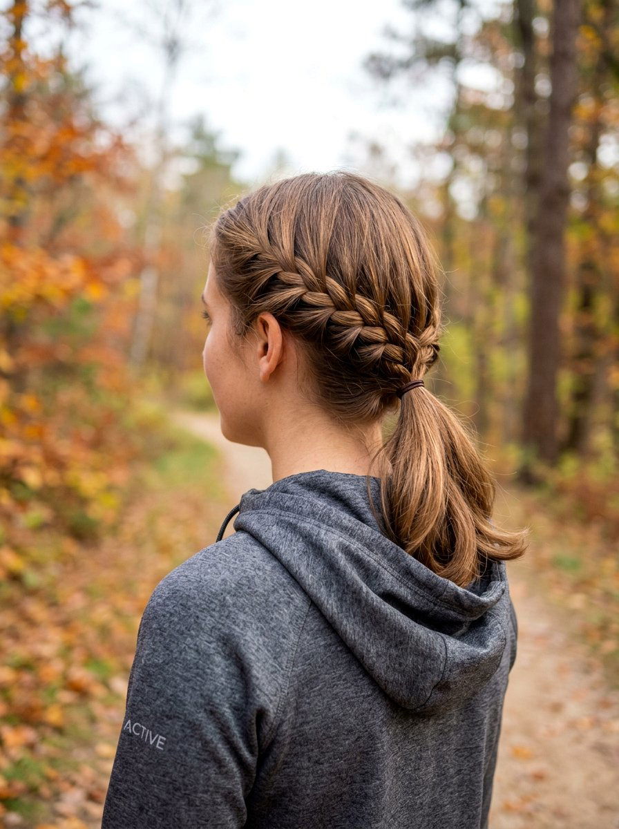 Low Ladder Braid For Softball - 20 softball hairstyle with low braid - 20 softball hairstyle with low braid