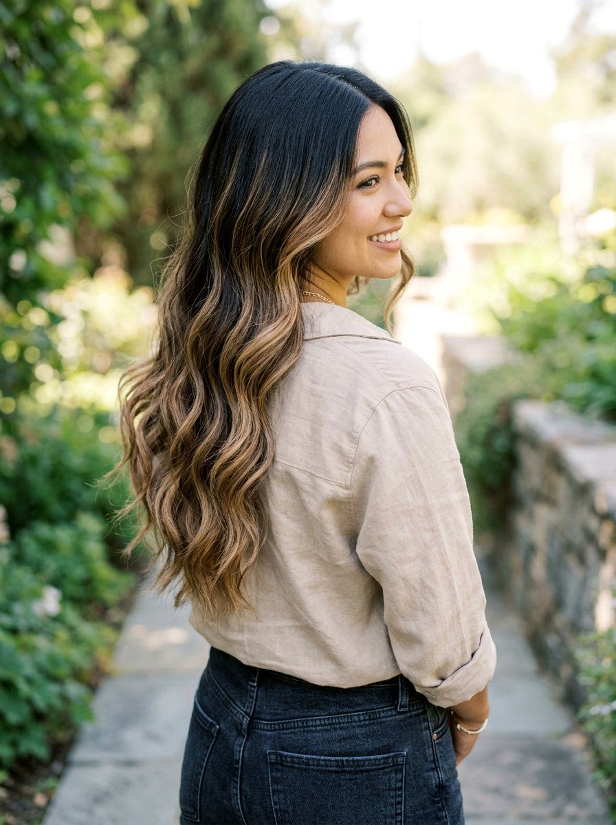 Low Maintenance Balayage On Black Hair - 20 subtle balayage for black hair - 20 subtle balayage for black hair