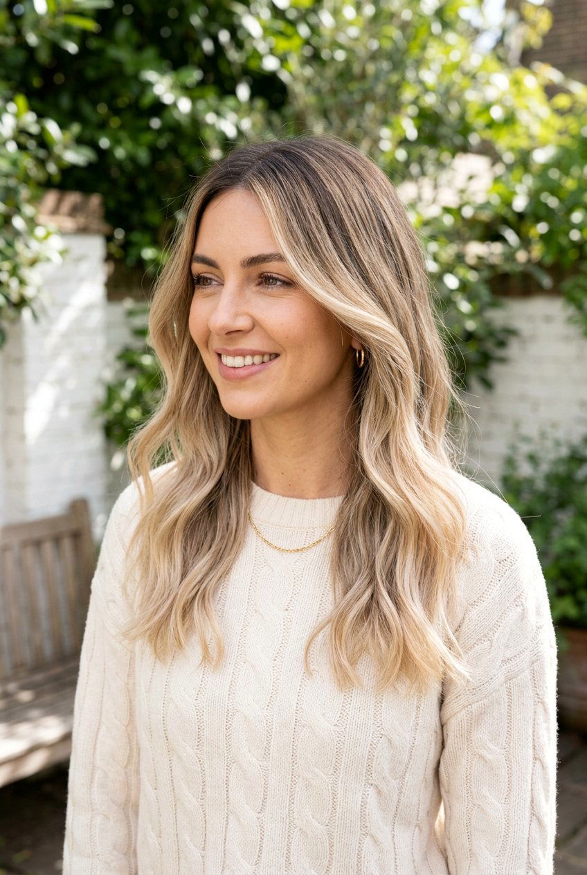 Low Maintenance Beige Balayage - 20 creamy beige balayage - 20 creamy beige balayage