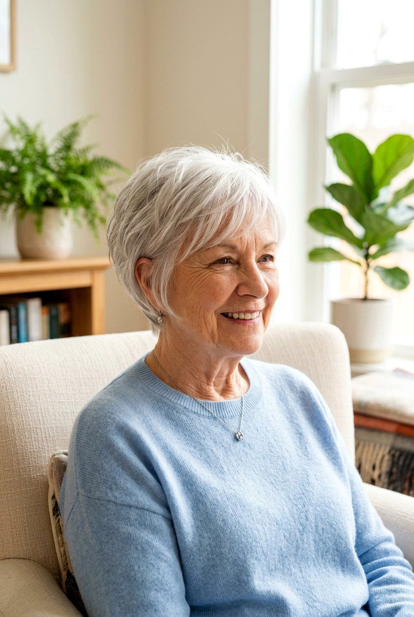 Low Maintenance Bixie Haircut For Seniors - 20 bixie haircut for older women - 20 bixie haircut for older women