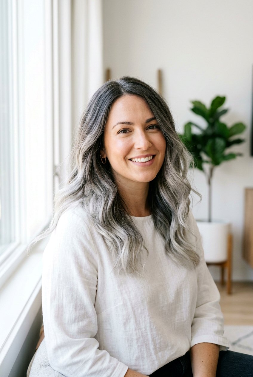 20 Stunning Low Maintenance Gray Blending Hair Looks to Love