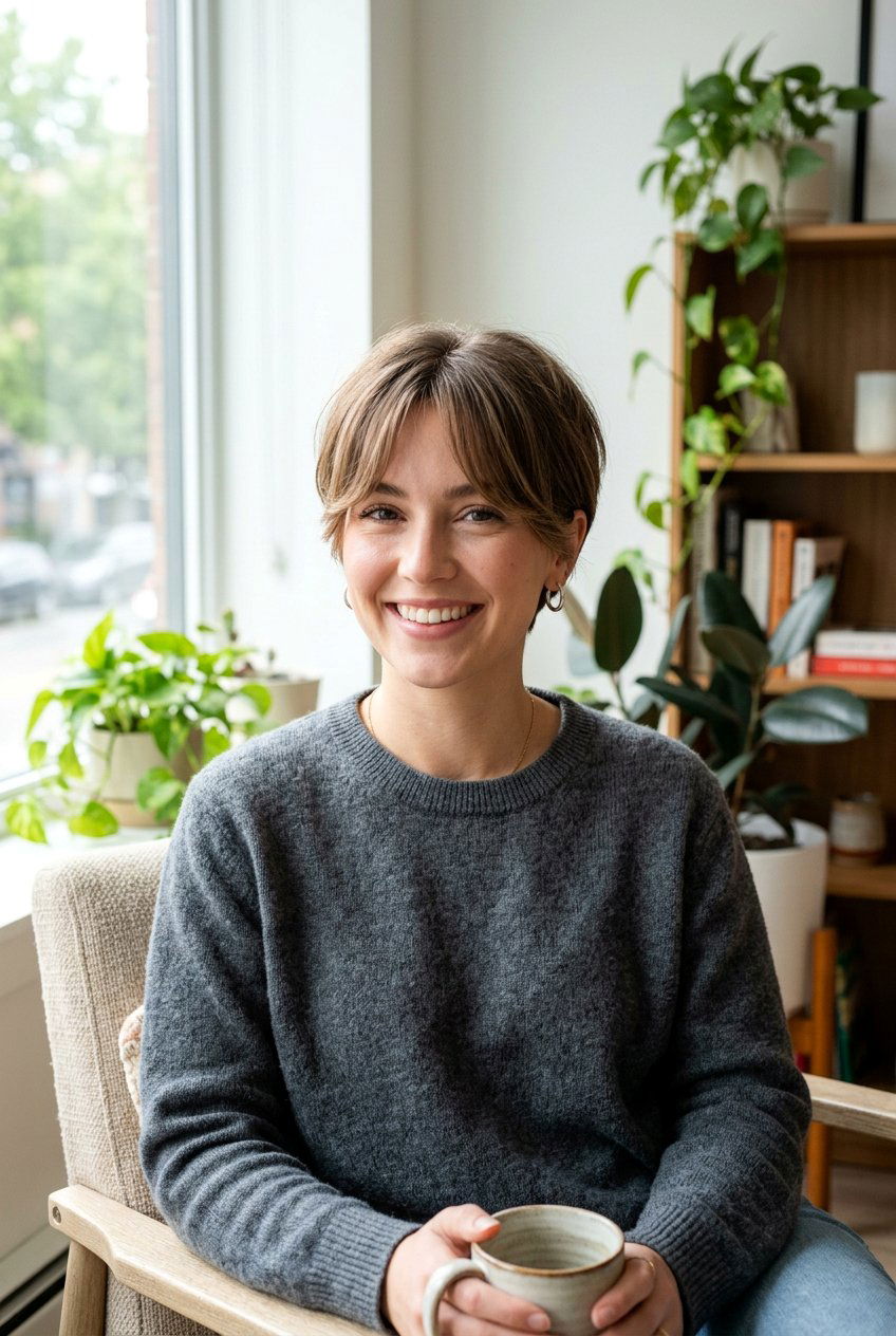 Low Maintenance Pixie With Curtain Bangs - 20 pixie with curtain bangs - 20 pixie with curtain bangs