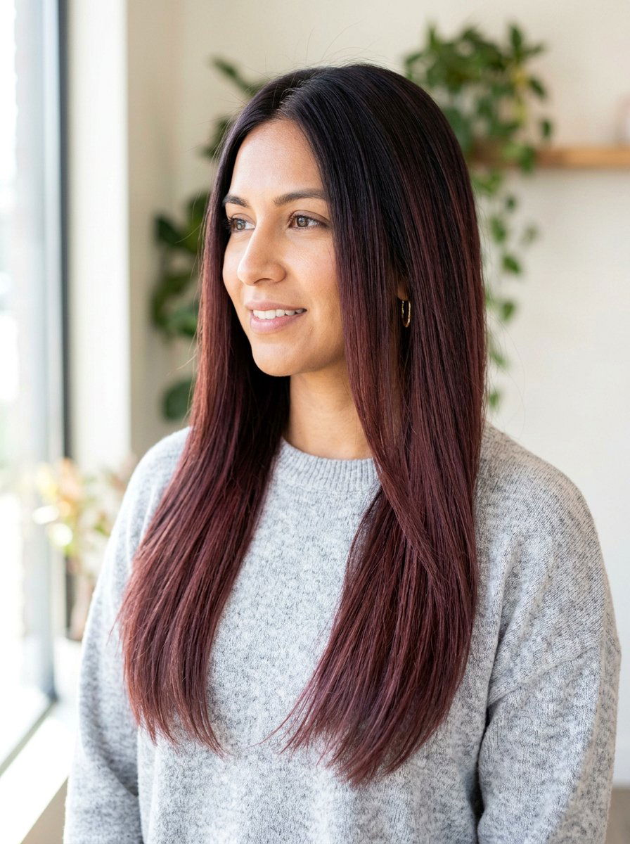 Low Maintenance Sangria Brunette Balayage - 20 sangria brunette balayage - 20 sangria brunette balayage