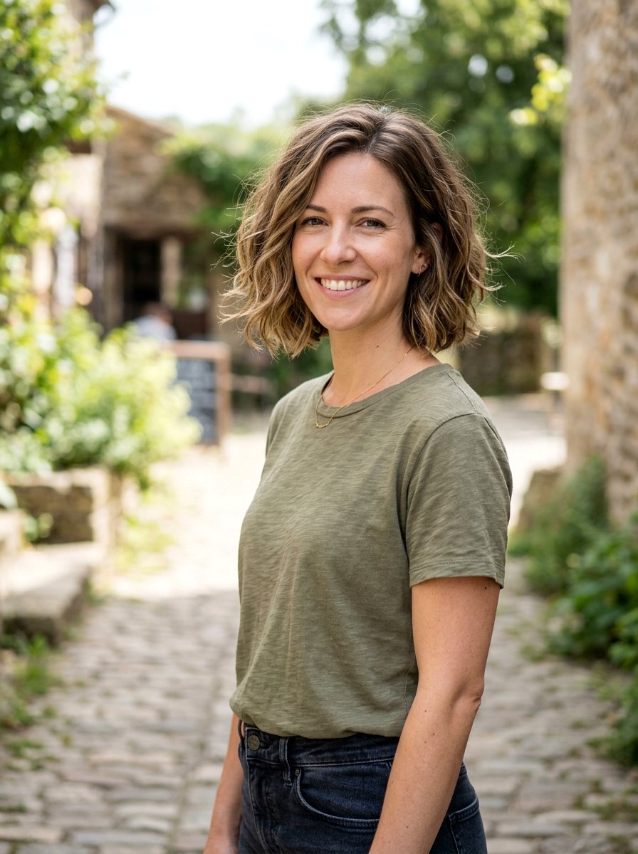 Low Maintenance Textured Wavy Bob With Layers - 20 textured wavy bob with layers - 20 textured wavy bob with layers