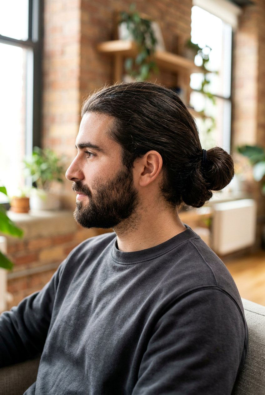 Low Man Bun For Thick Hair - 20 low man bun hairstyle