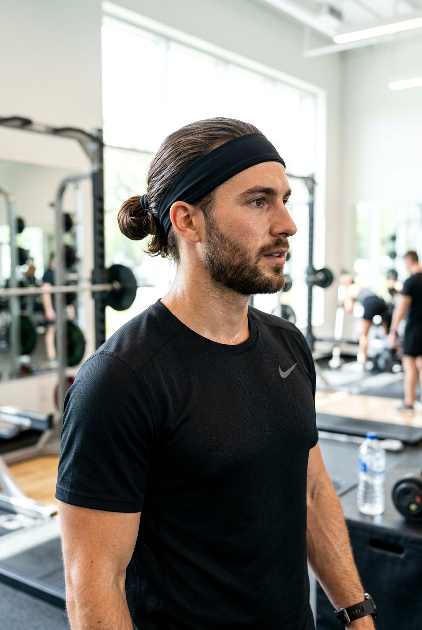 Low Man Bun With Headband - 20 low man bun hairstyle - 20 low man bun hairstyle